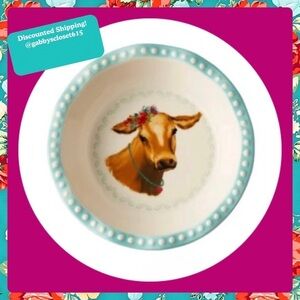 💋 New Pioneer Woman Sweet Romance Floral Cow Mini Pie Pan